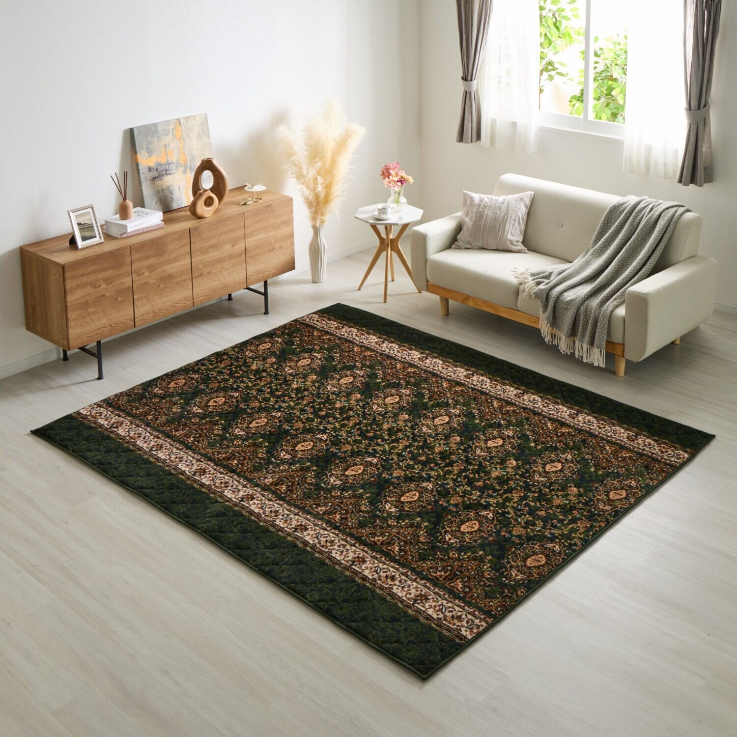 あったか５層構造 イケヒコ クインテットラグ ＜２００×２４０ｃｍ＞