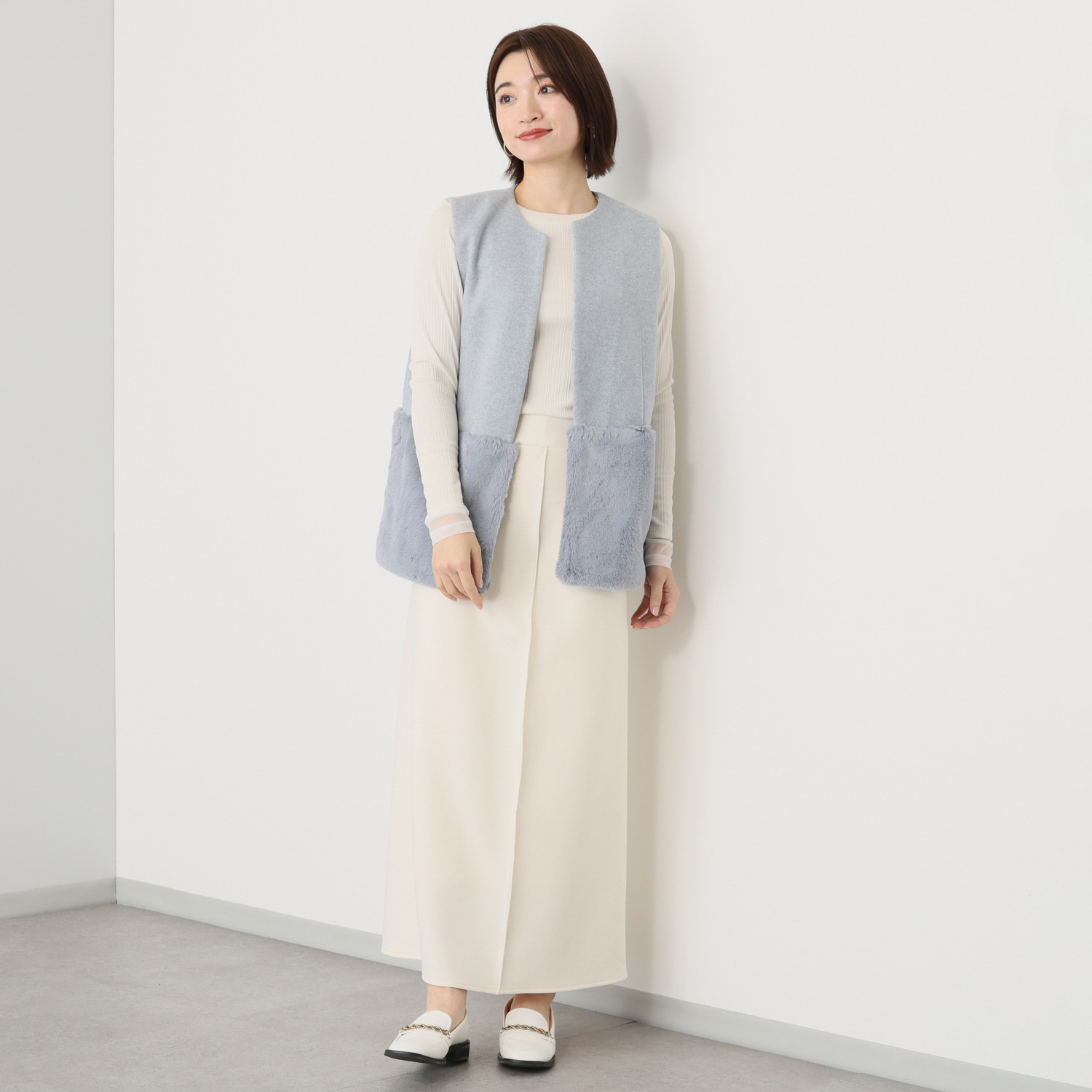 チーロ エコファードッキング メルトンジャージージレ