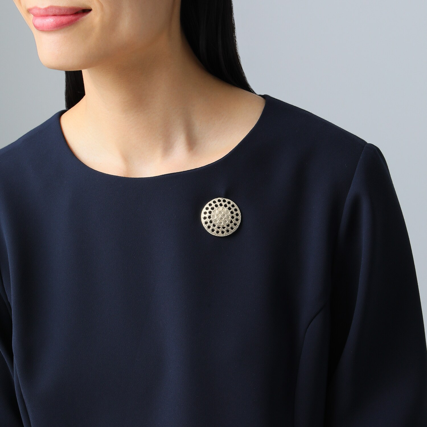 クイーンズシークレット 小枝流愛されジュエリー マグネットブローチ＆ ロングネックレス