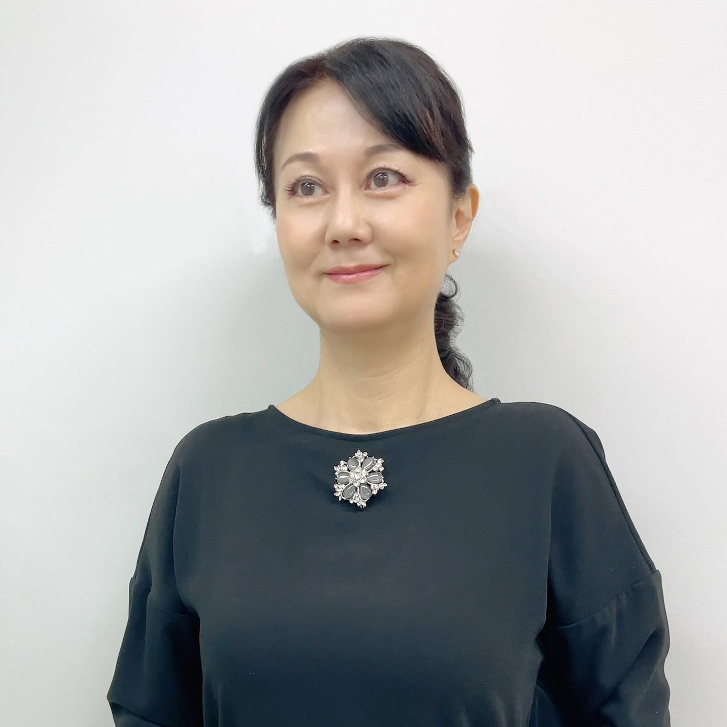 クイーンズシークレット 小枝流愛されジュエリー マグネットブローチ＆ ロングネックレス