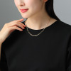 オーサムジュエリー １８Ｋ クリップグラデーション ネックレス