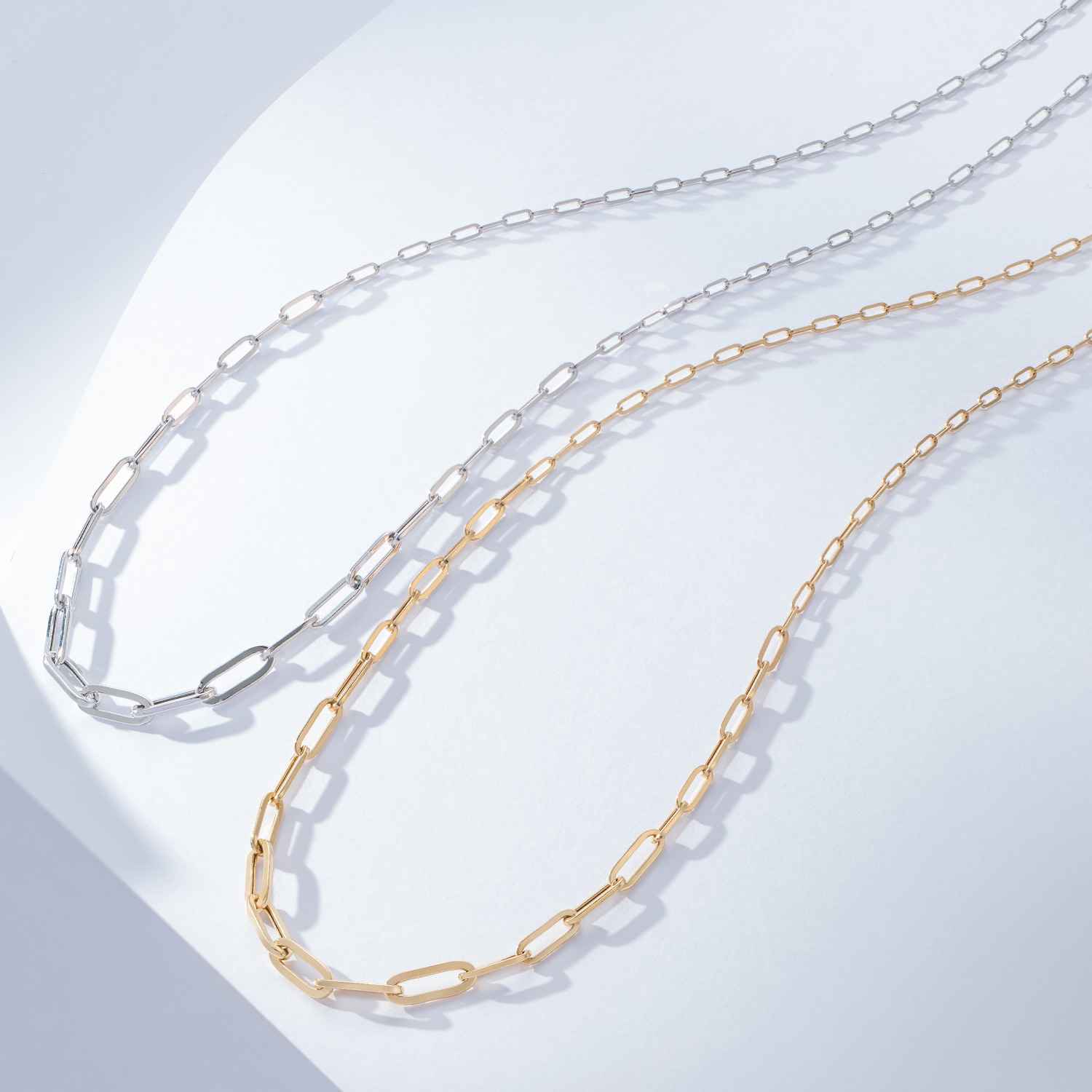 オーサムジュエリー １８Ｋ クリップグラデーション ネックレス