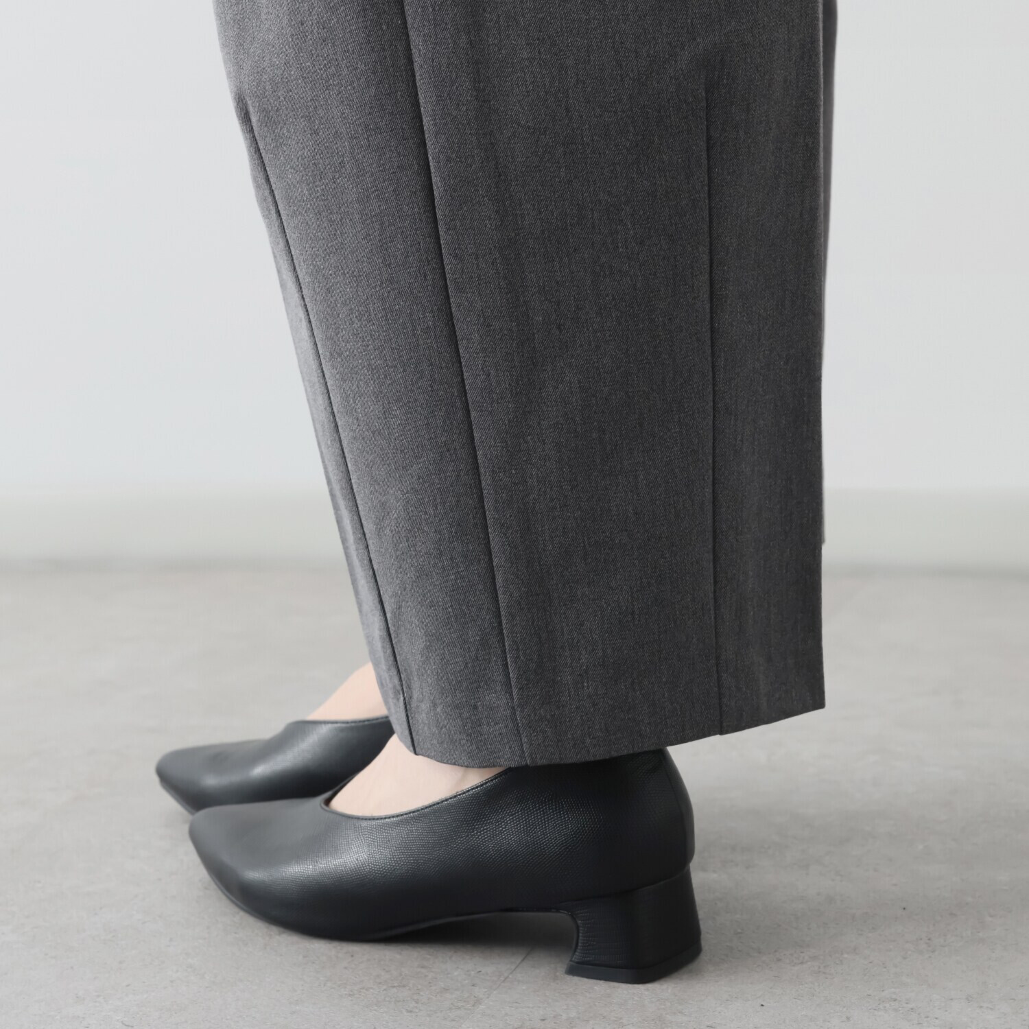 イロプライム あったか裏起毛 シークレットゴム カーブパンツ