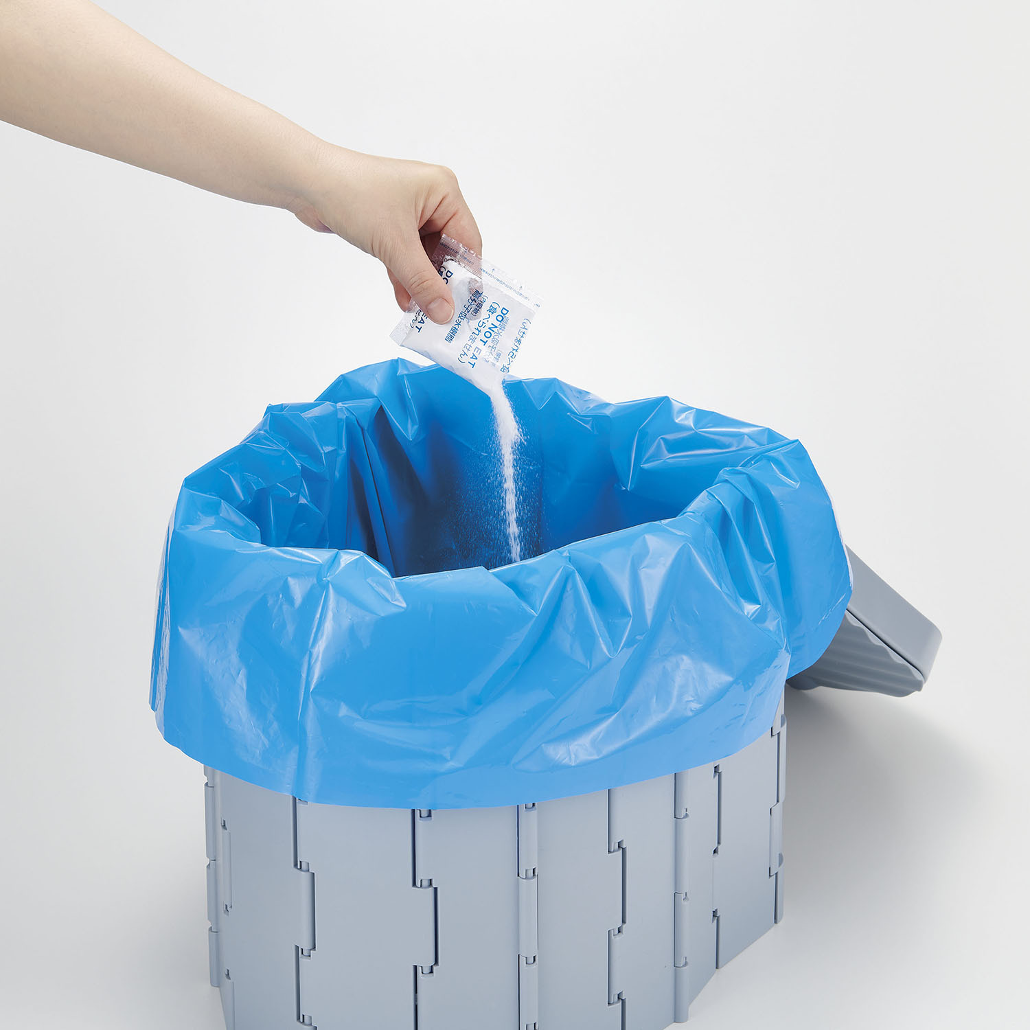 ＣＯＧＩＴ防災 洗える 緊急用組み立て式トイレ＆ 緊急用トイレ袋 （１０回分） セット