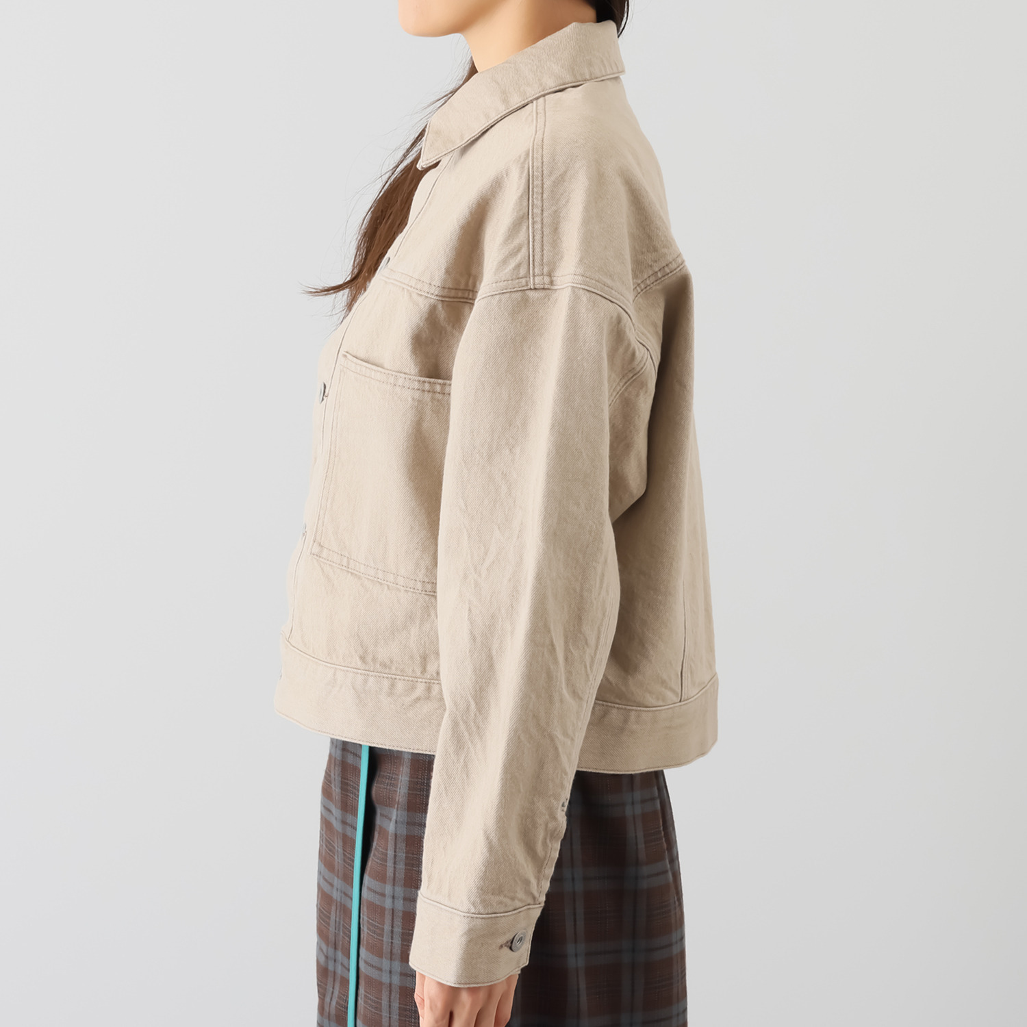 シュガーデプト プレミアムシリーズ コットン１００％ カラーデニム ワークジャケット