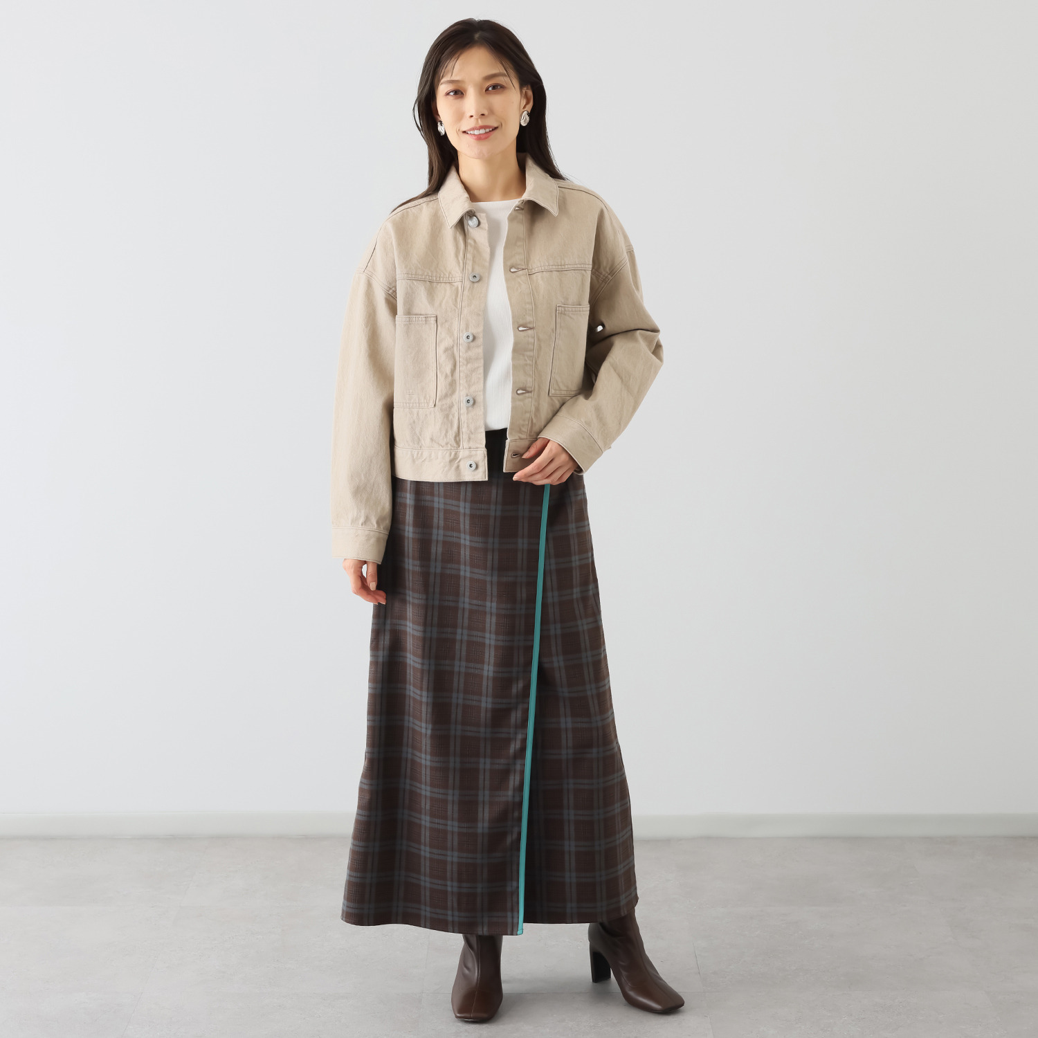 シュガーデプト プレミアムシリーズ コットン１００％ カラーデニム ワークジャケット