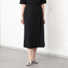 レア　ジェム ウールトリアセテート混 タックデザイン Ｉラインスカート
