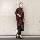 ヒロコ　デシネール 指１本のゆとり マチ付きソフトリブ １２分丈 レギンスパンツ