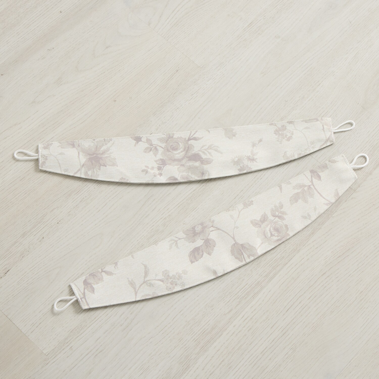 エコファイン 保温＆ＵＶカット ドレーププリント花柄 厚地カーテン２枚組 ＜１００×２１０ｃｍ＞