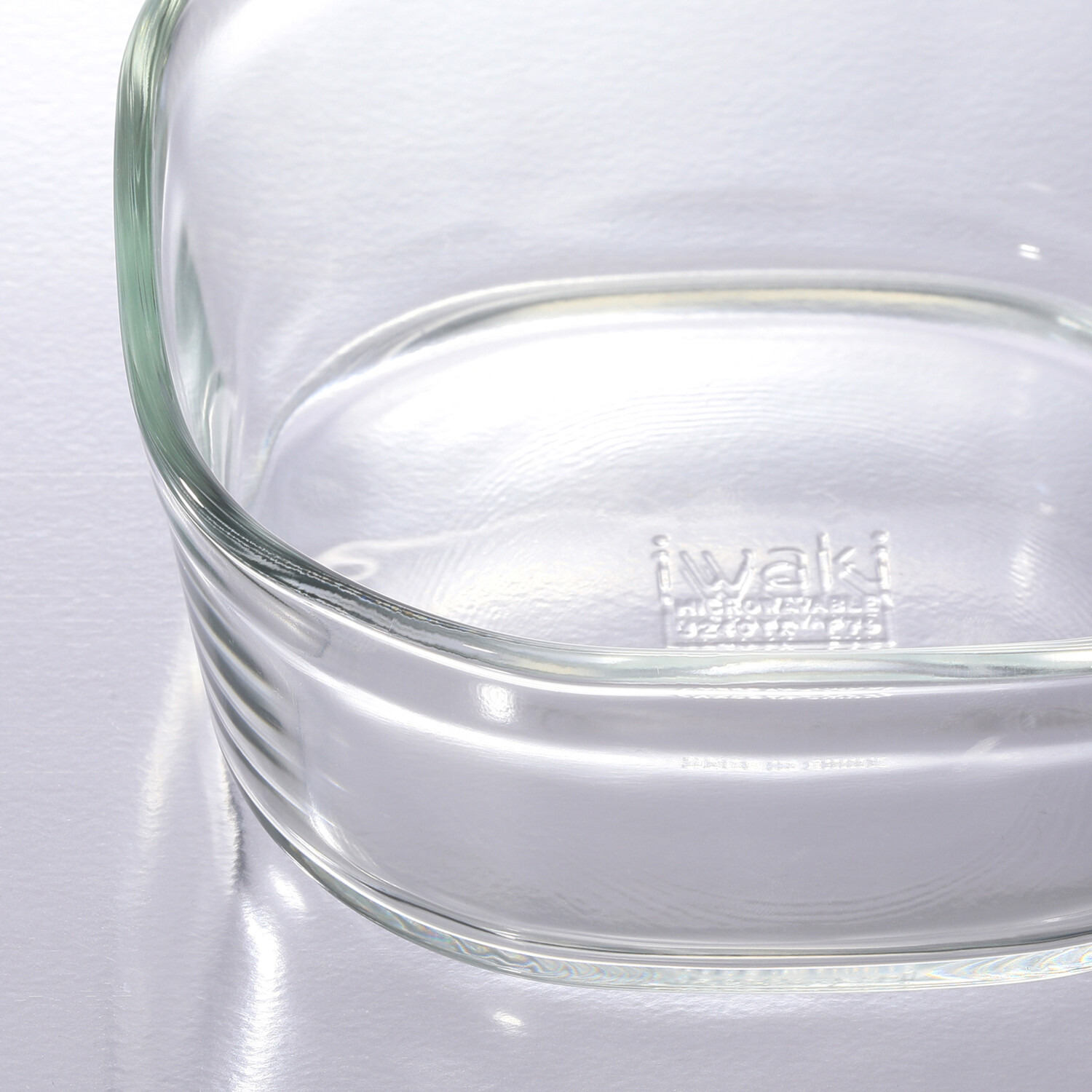 イワキ 保存・調理容器 “パック＆レンジ” 角型　４５０ｍｌ ４点セット