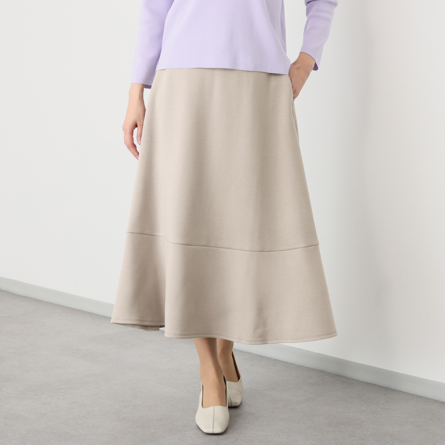 ルクオーレ ソフトダンボール 切替フレアースカート