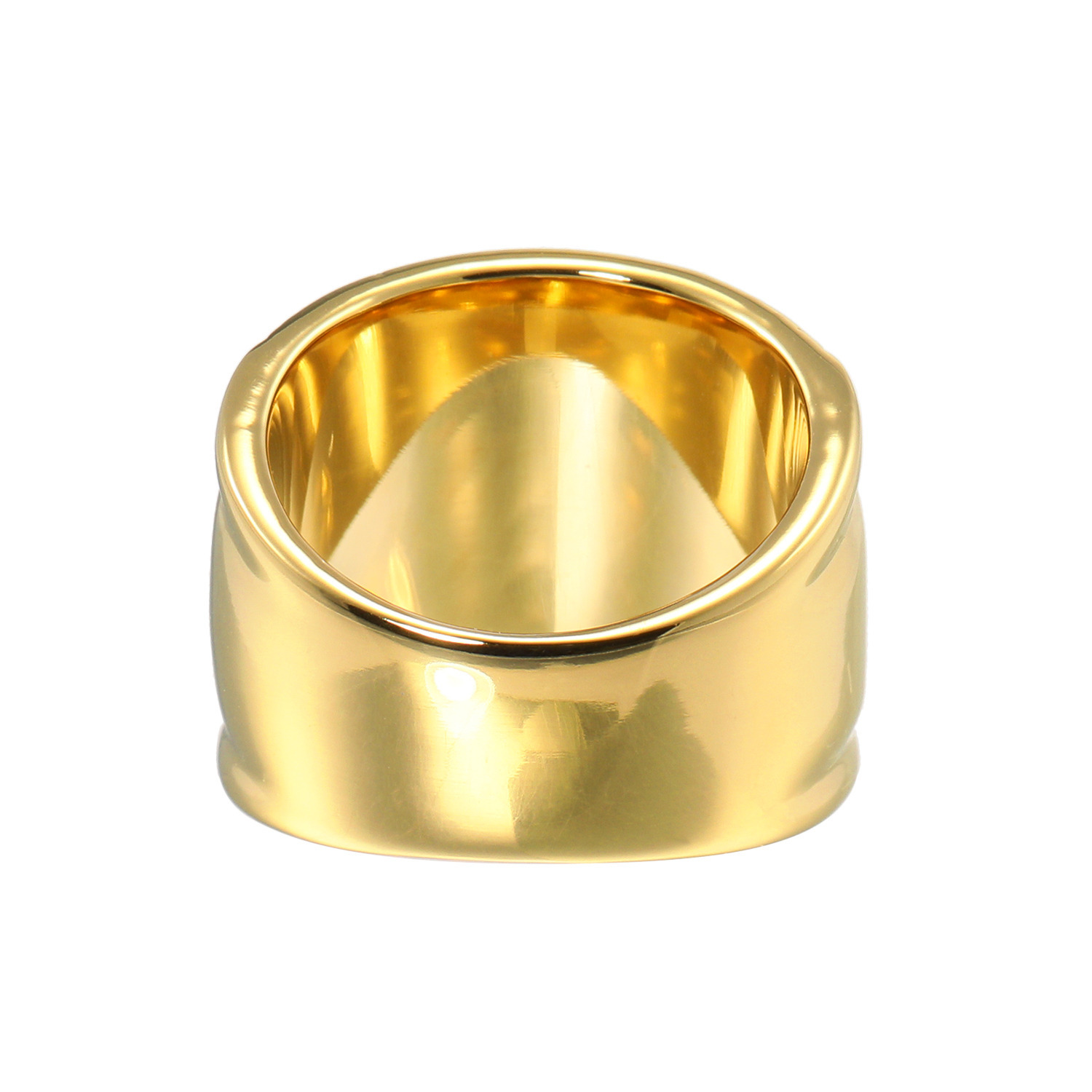 アビステ ウォッチ＆アクセサリーズ ステンレス クリスタルガラス ドットデザインリング