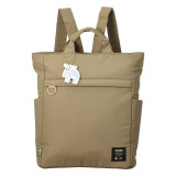 モズ エルクデザインチャーム付 はっ水ナイロン 超軽量２ウェイリュック