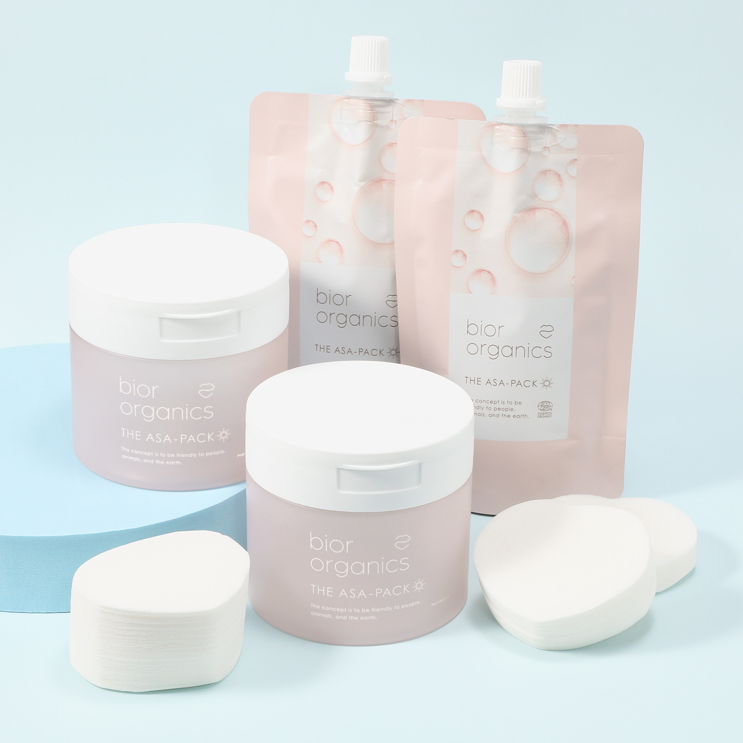 ビオール　オーガニクス エコサートコスモス オーガニック認証取得 アサパック モイストレチーノＣ オールインワン 美容液パック ２個セット 