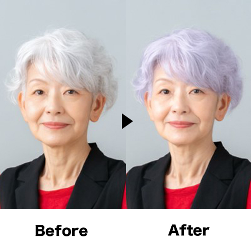 アートネイチャー ３分で簡単白髪染め＆ もっと艶めく髪色長続き ヘアカラー トリートメント　エアリ ＜ラベンダー＞ ３本セット