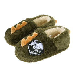 ファス　プロジェクト フェイクファー 恐竜デザイン スリッパ ＜キッズ＞