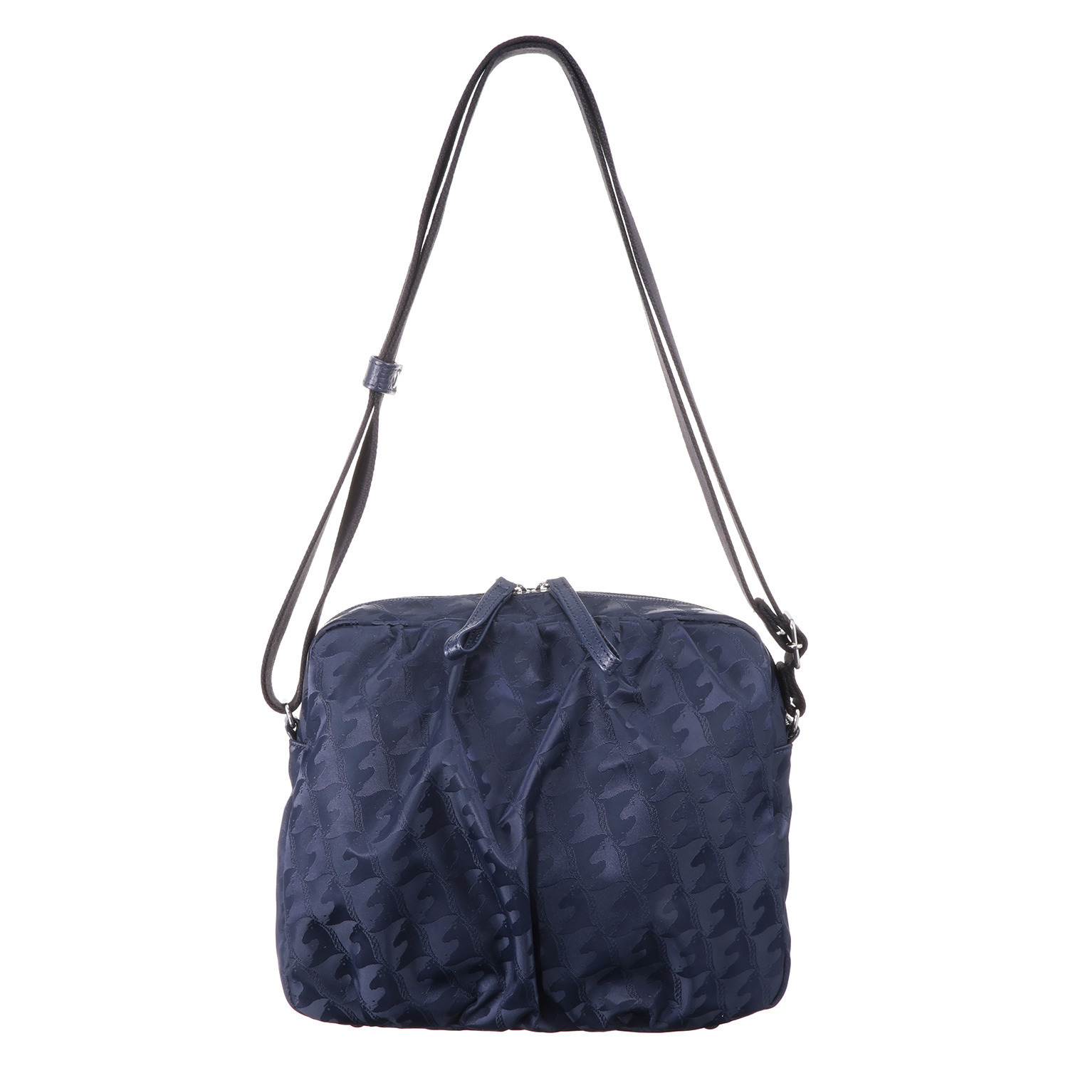 マダムヒロコ はっ水馬柄ジャガード ショルダーバッグ