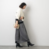 オン　ザ　エッジ バレルシルエットが新しい 大人テイストが光る ワークポケット ロングスカート