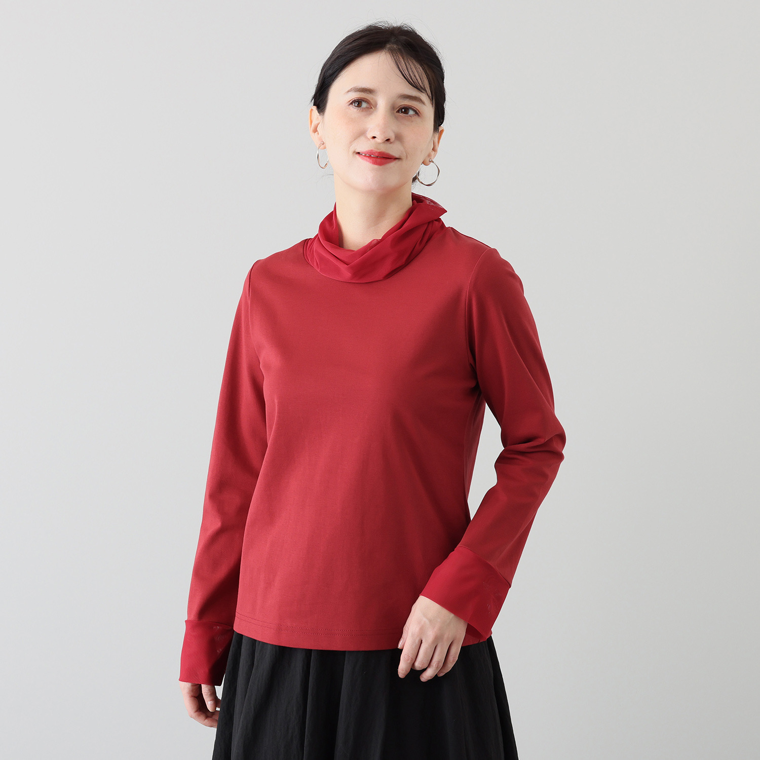 エムジェイアール　バイ マチコ　ジント　ロンドン チュール切替 ジャージー プルオーバー