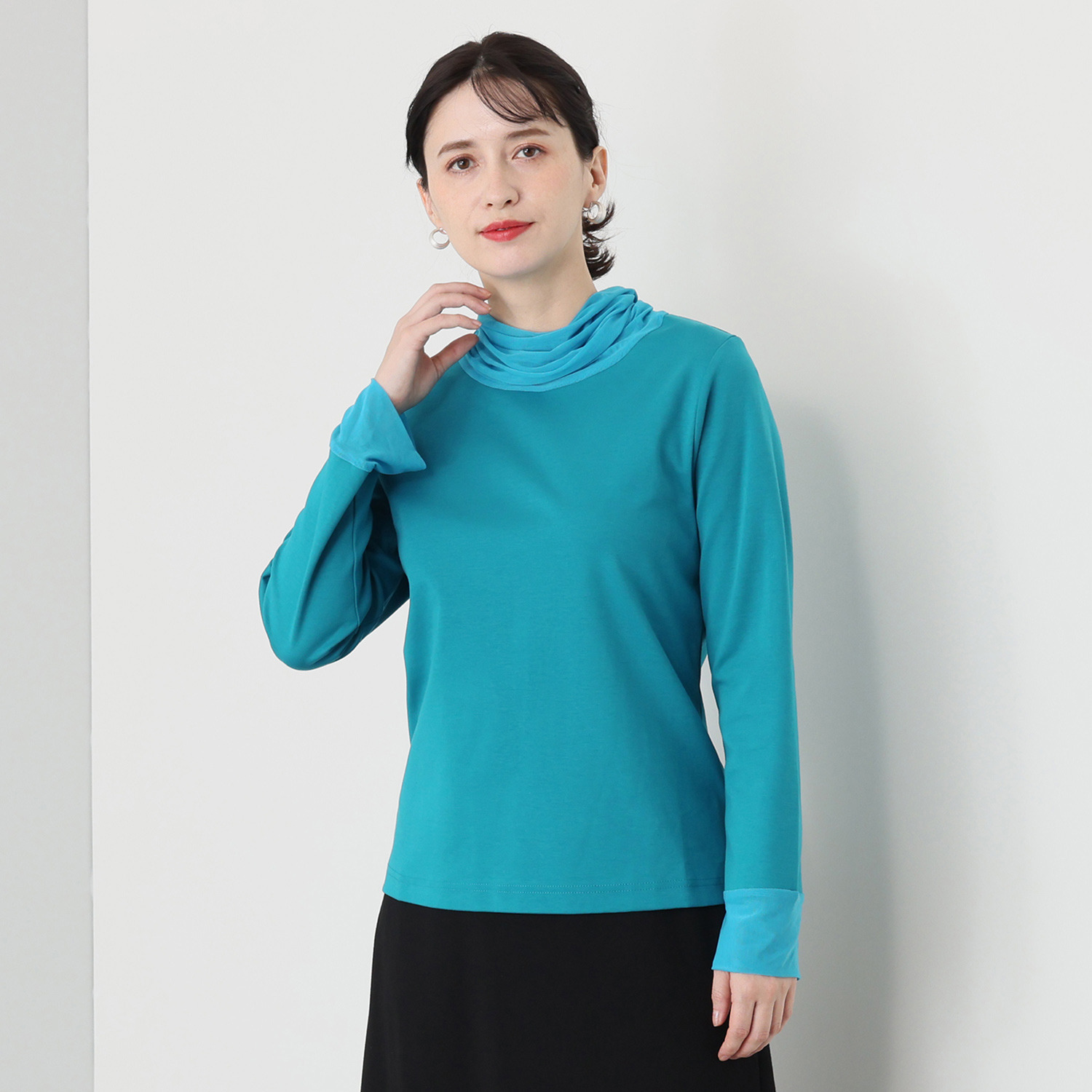 エムジェイアール　バイ マチコ　ジント　ロンドン チュール切替 ジャージー プルオーバー