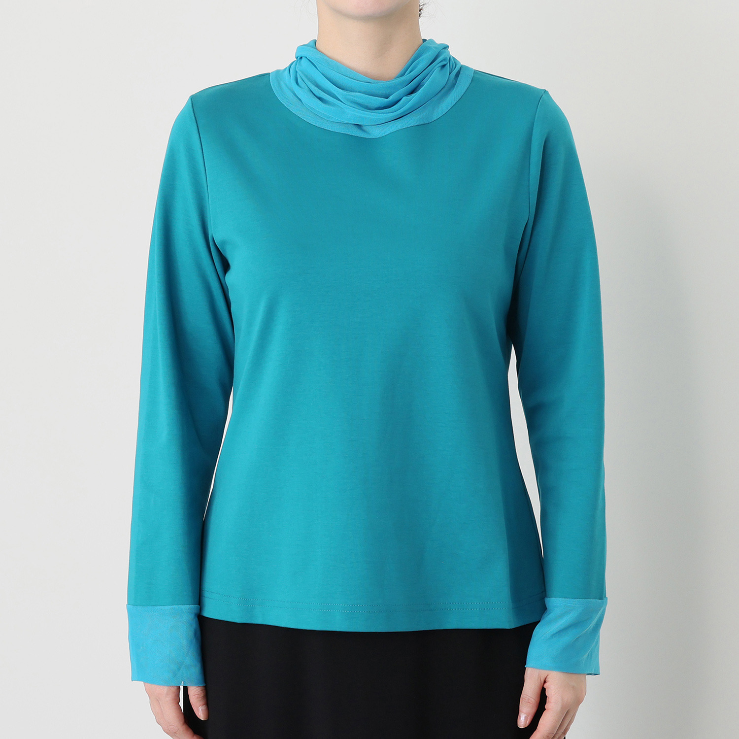 エムジェイアール　バイ マチコ　ジント　ロンドン チュール切替 ジャージー プルオーバー