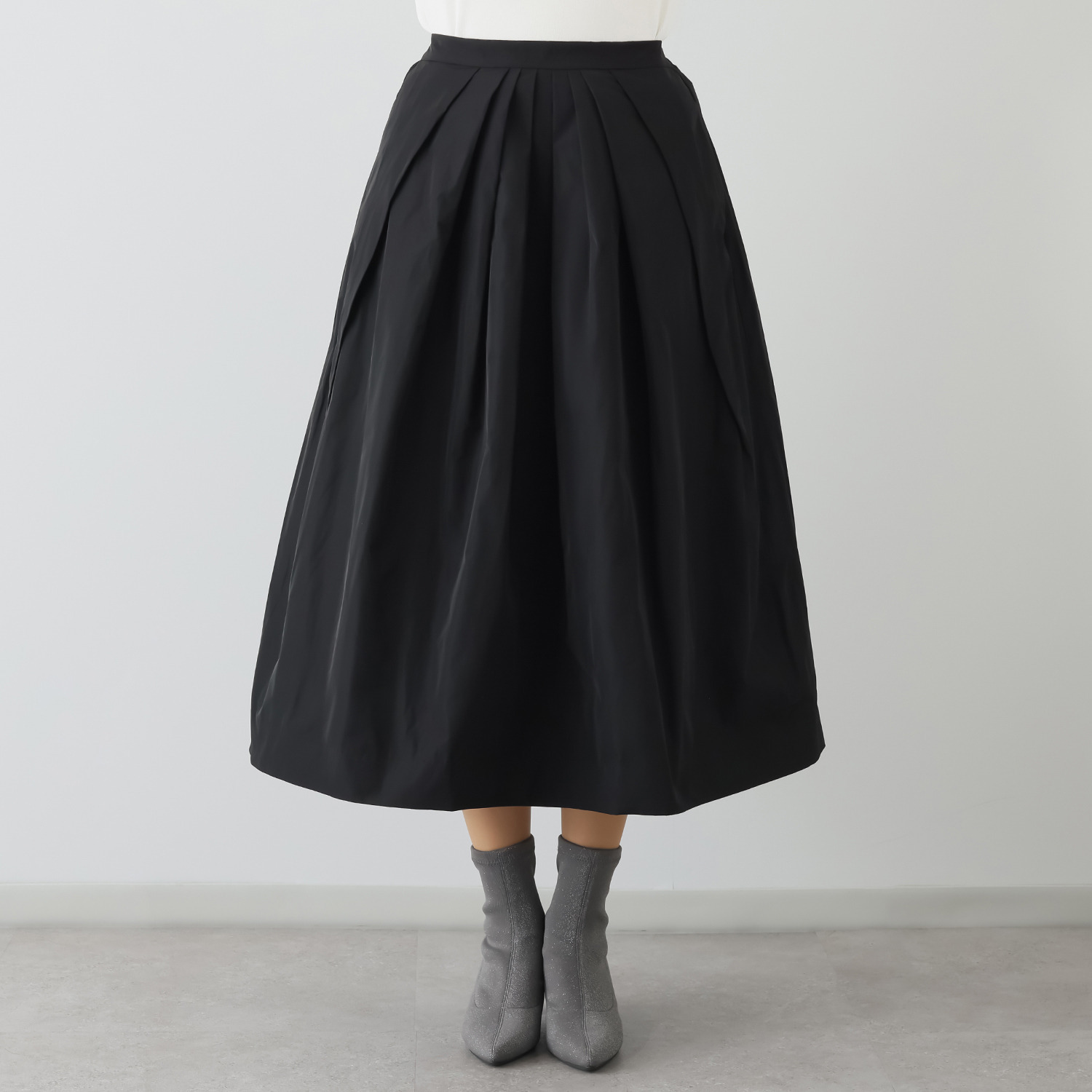 マダムヒロコ オーガンジーレイヤード フレアースカート