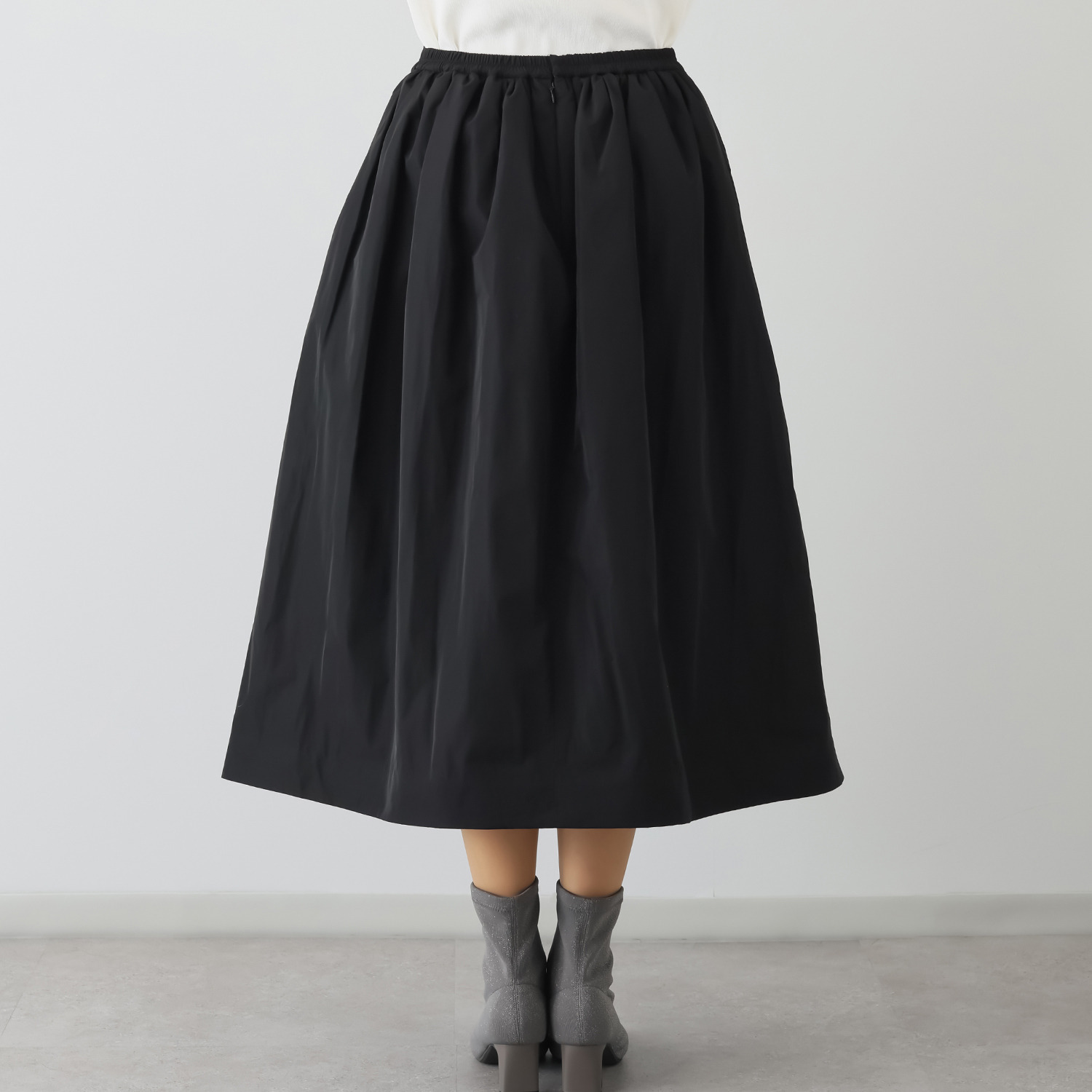 マダムヒロコ オーガンジーレイヤード フレアースカート