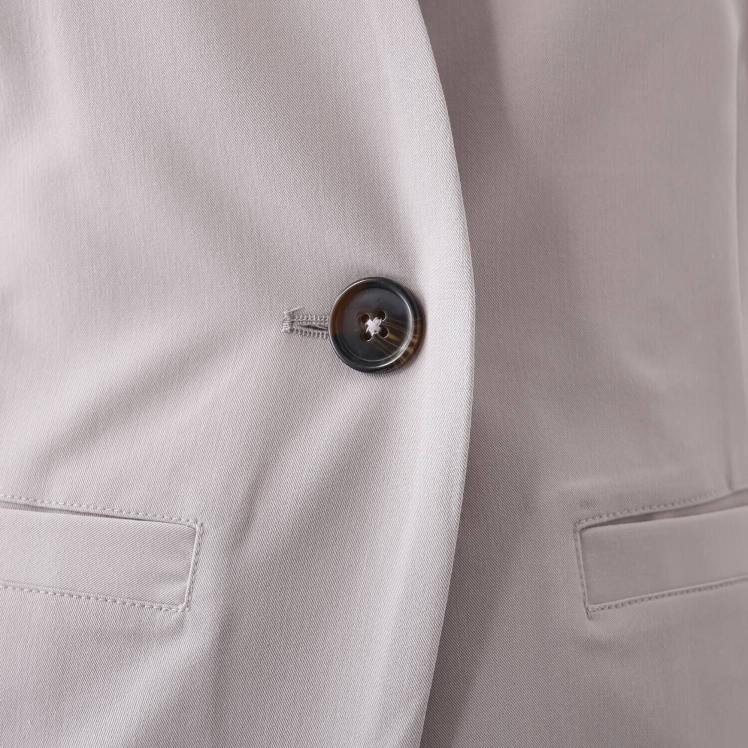 ラヴィーコンフォート レース＆立ち襟アクセント エッジの効いた 大人のストレッチジレ