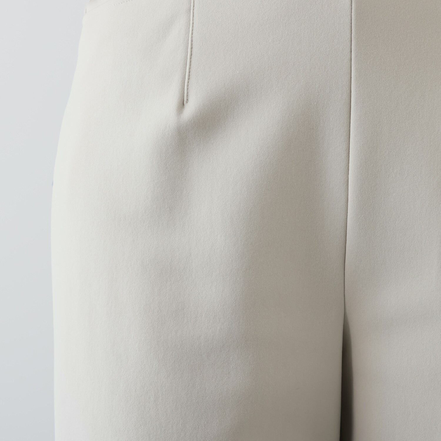 ピーツー とにかく気持ち良い 極上キュプラ裏起毛 ワイドストレートパンツ ＜股下６８ｃｍ＞