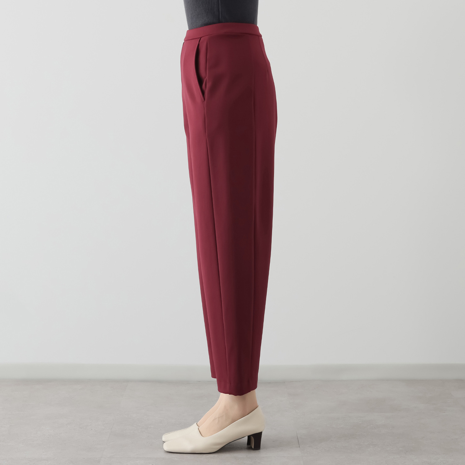 ピーツー とにかく気持ち良い 極上キュプラ裏起毛 ６枚接ぎ ソフトカーブパンツ 