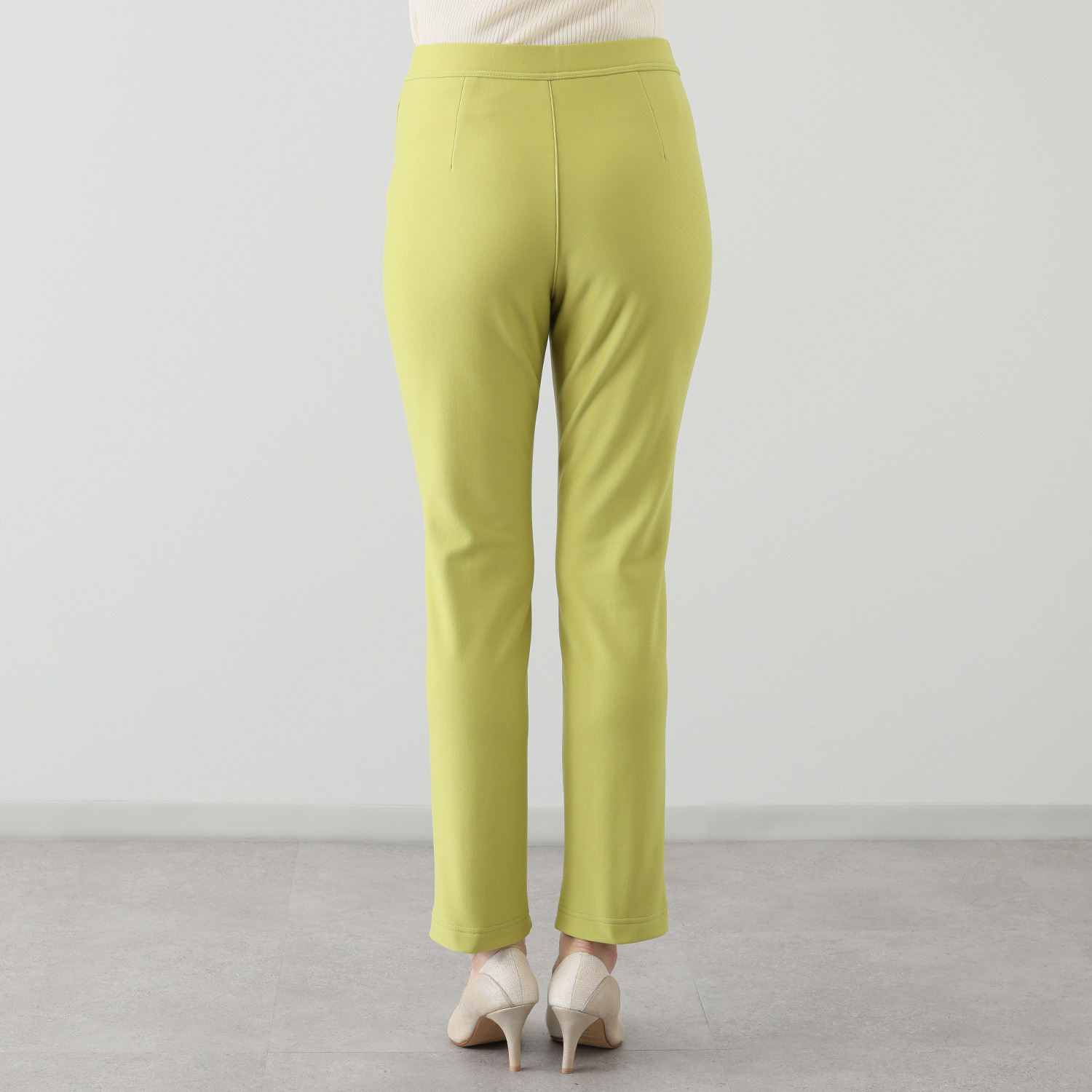 ラ・シュシュ 冬のお出かけ専用 ブランケット起毛 スティック ストレートパンツ