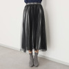 リサリサ チュールレイヤード プリーツデザイン フレアースカート