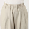 イージーライフ 泉州のこだわり天然素材 綿１００％ 毛布裏起毛 タックセミワイドパンツ
