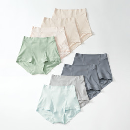 きれいになろう！ はいていないみたい！ 超のびのび 吸水速乾・接触冷感 ショーツ４枚セット