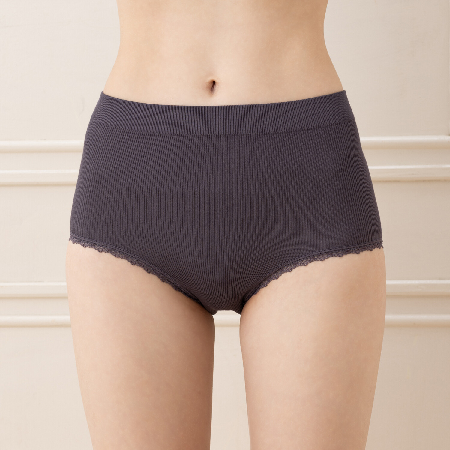 美人工房 抗菌防臭 なめらかモダール混 リブショーツ４枚セット