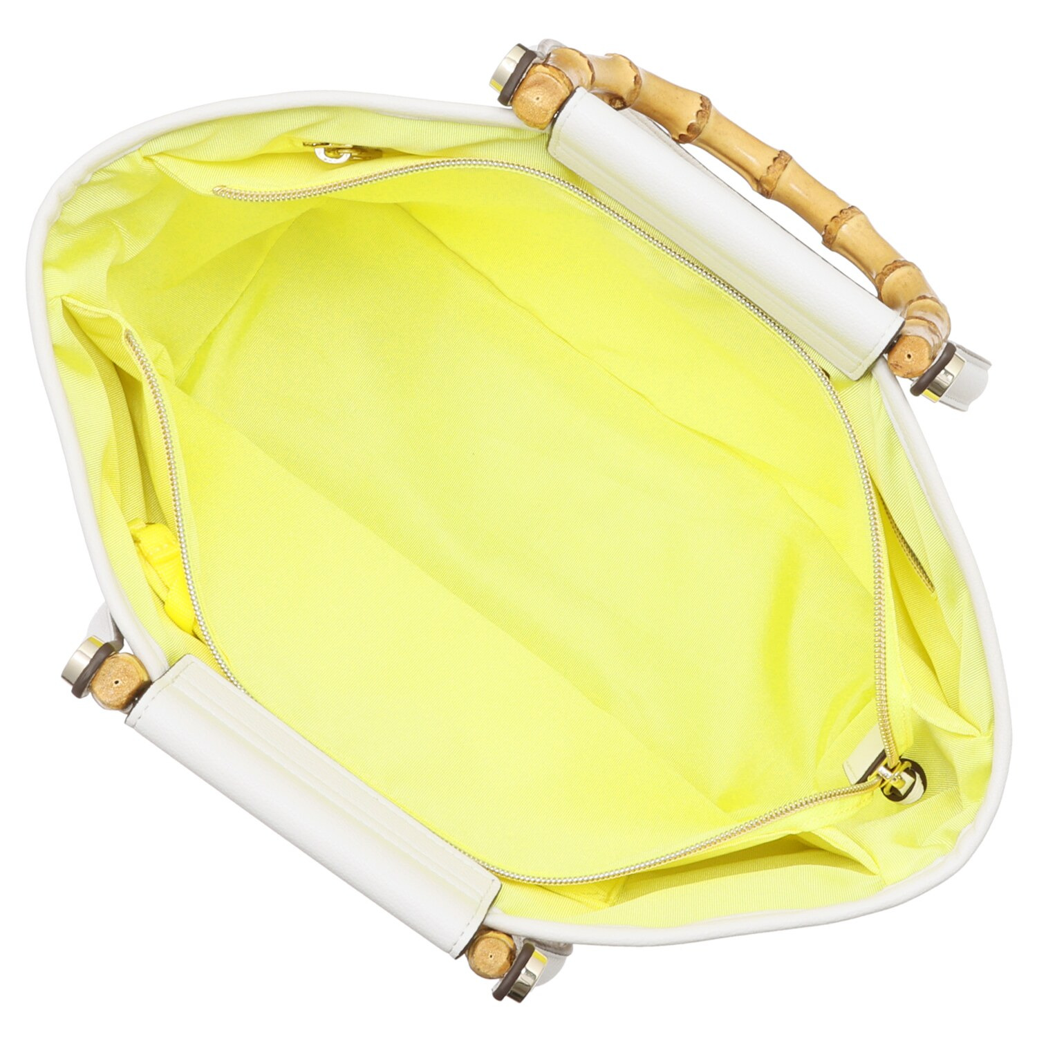 クリスチャン　オリビエ レーザーカットシリーズ バンブーハンドル ２ウェイトートバッグ