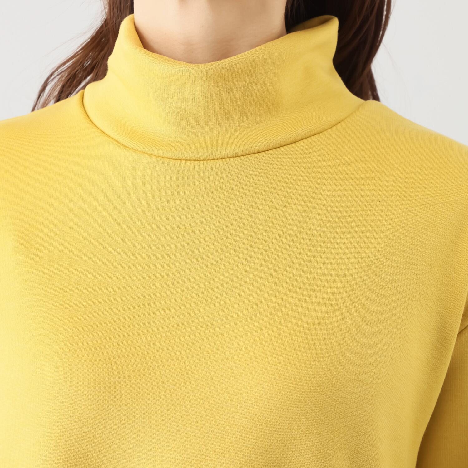 ココンライフ　ドゥ 吸湿発熱・吸放湿 ふんわり裏シャギー Ａライン切替ワンピース