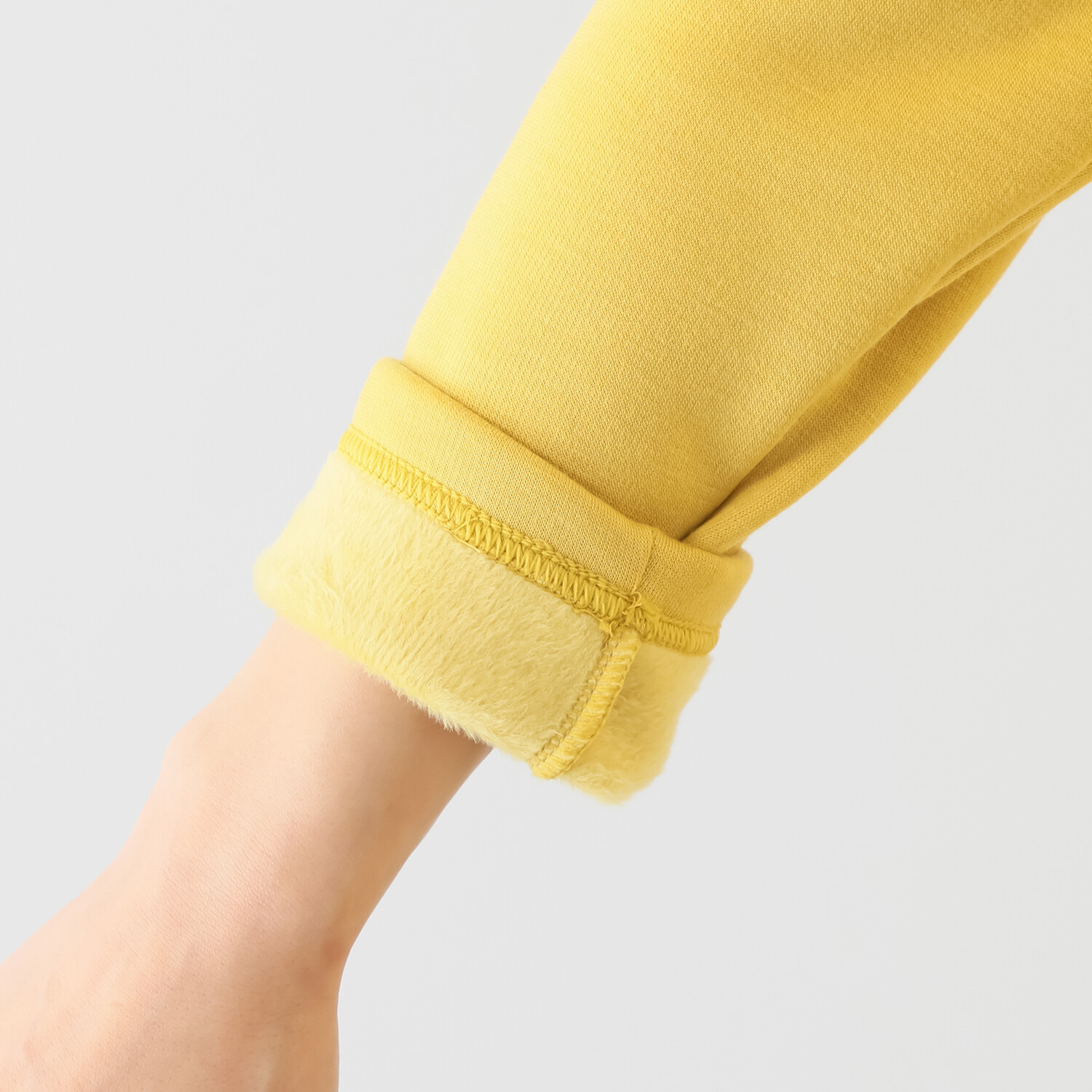 ココンライフ　ドゥ 吸湿発熱・吸放湿 ふんわり裏シャギー Ａライン切替ワンピース