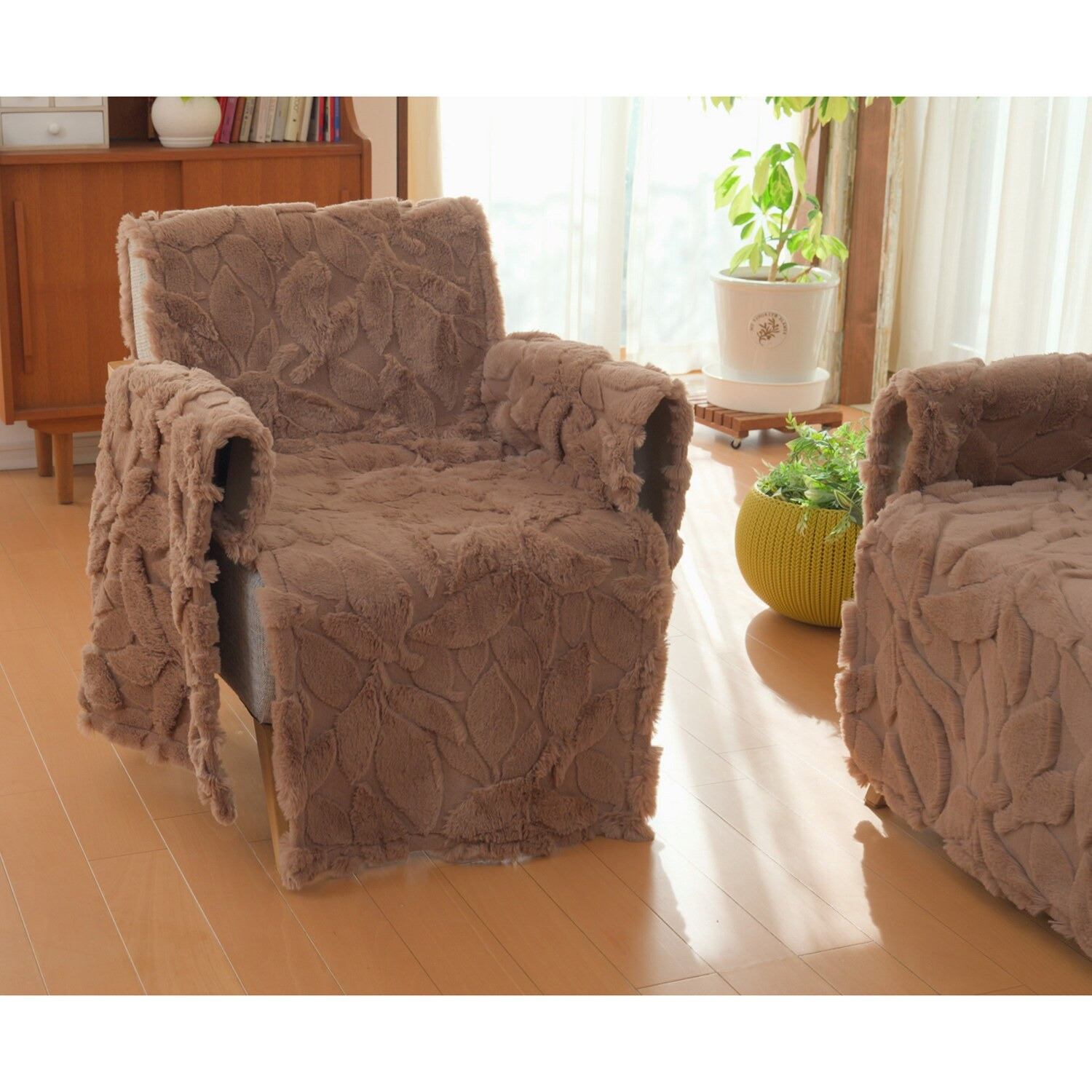 あたたか クワトロファータッチ ソファースプレッド セパレートタイプ ＜１人掛け用＞