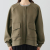 ヨーコモリモト 端境期をおしゃれに装う デザインブルゾン