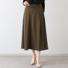 ヤエアジュテ タック＆フレアー ラクしてスタイルＵＰ 魅せるロングスカート