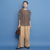 ヤエアジュテ カジュアルもキレイめも マルチに着こなす 上品モードなワイドパンツ