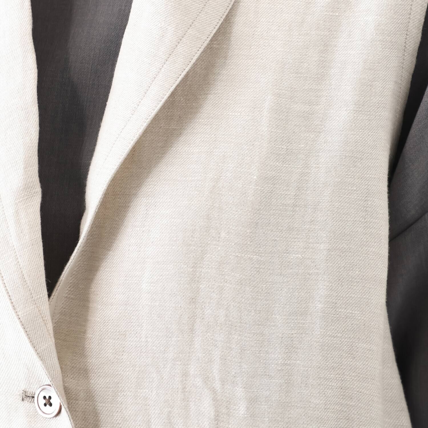 レア　ジェム リネンツイルで 優雅にまとう デザインロングベスト