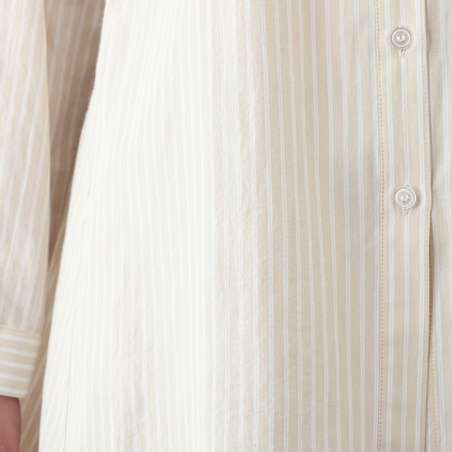 テディベア ワンポイントアクセント テディベア刺しゅう Ａライン シャツチュニック