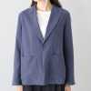 シャビージェンティール ピークドラペル ボックスシルエット テーラードジャケット