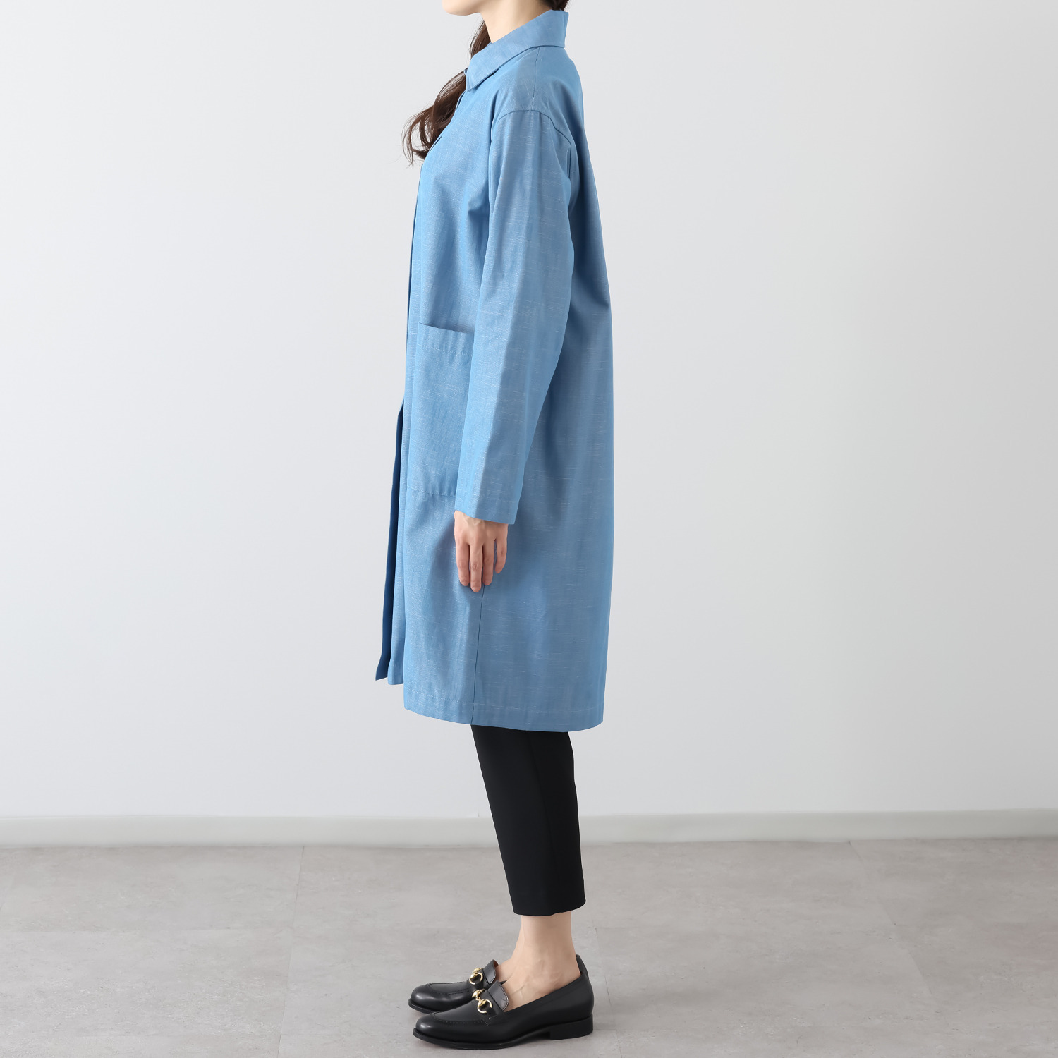 シャビージェンティール ダンガリー生地 シャツジャケット