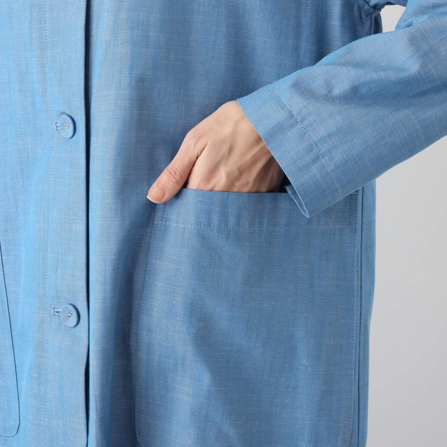 シャビージェンティール ダンガリー生地 シャツジャケット