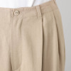 シャビージェンティール 裾ダブルデザイン タックパンツ