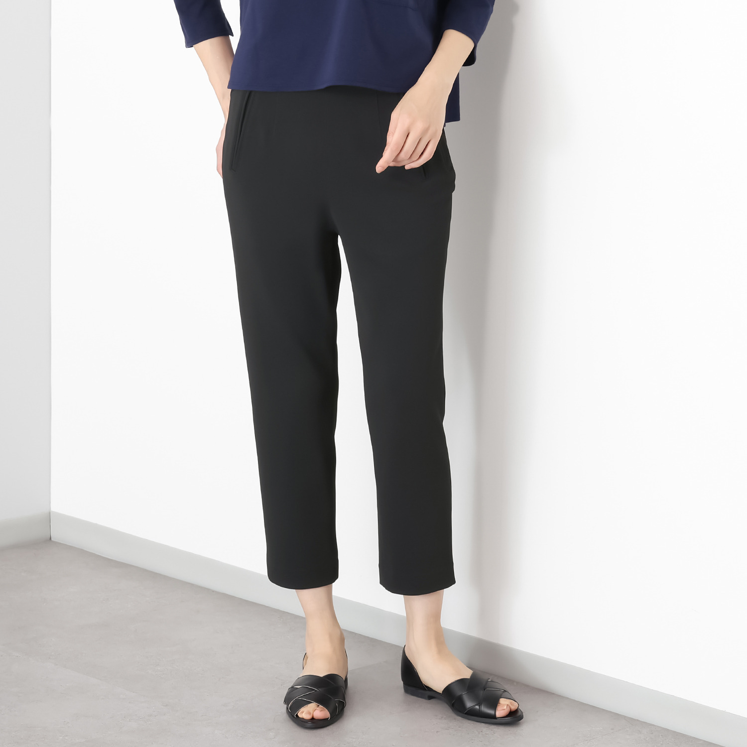 シャビージェンティール ハイウエスト サブリナパンツ