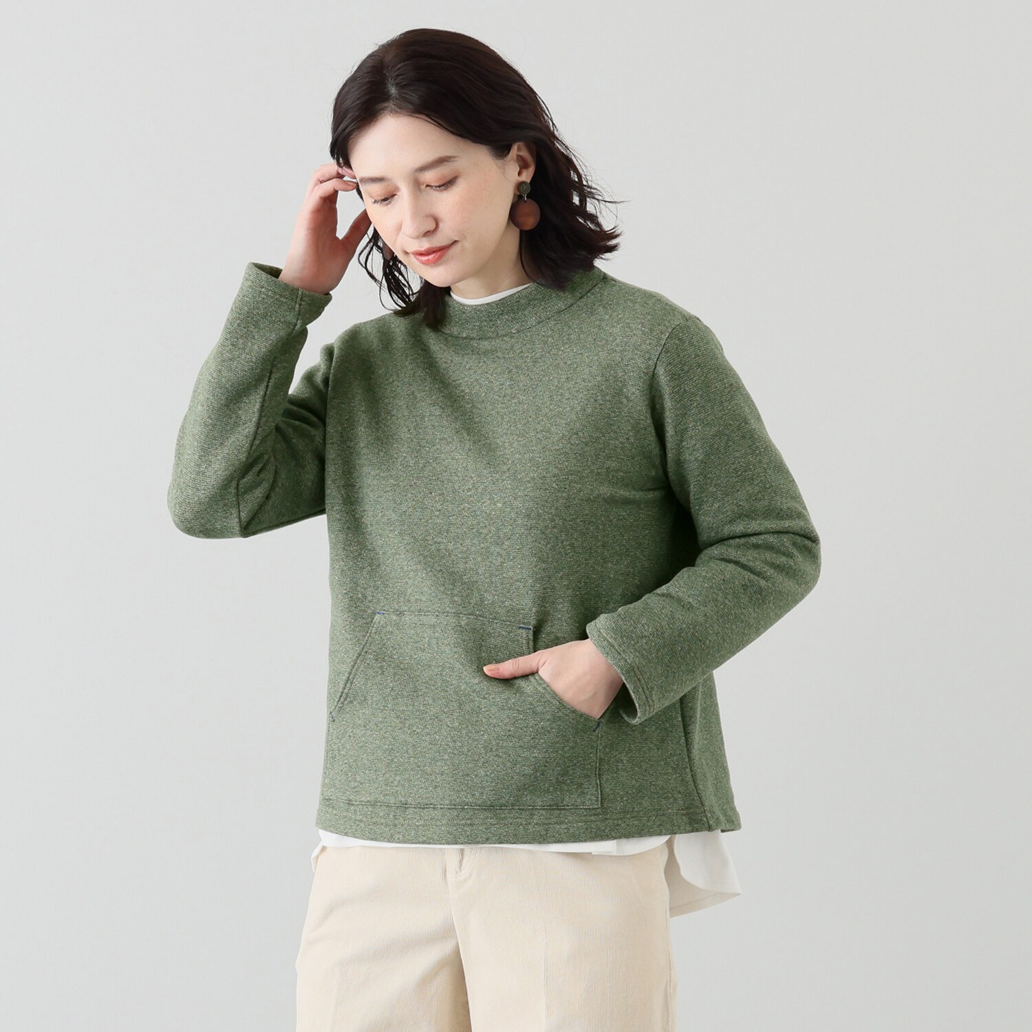 シロヤイチガントウキョウ リバーエース（Ｒ） 裏毛起毛 カンガルーポケット プルオーバー